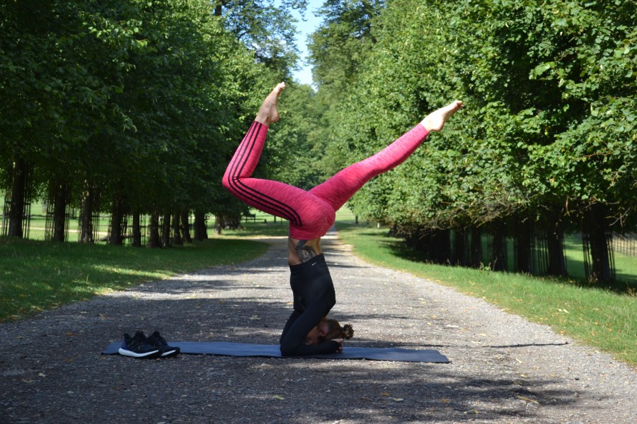 An Easy Alternative To Headstand - The Clown Pose - Forceful Tranquility